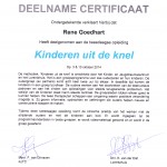 Certificaat Kinderen uit de Knel